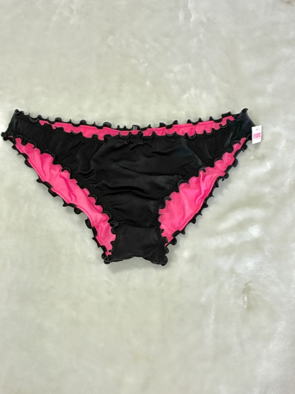 NEW Victoria's Secret Ruffle Bikini Bottom Size Large
